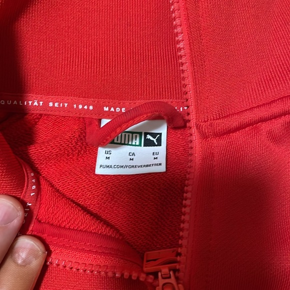 Puma classic red track jacket - Picture 2 of 5